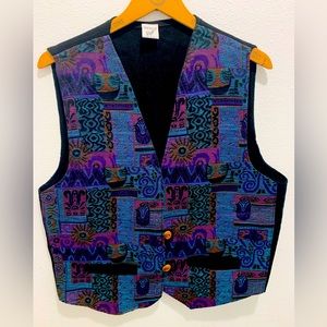 100% Alpaca Woven Vest Peru